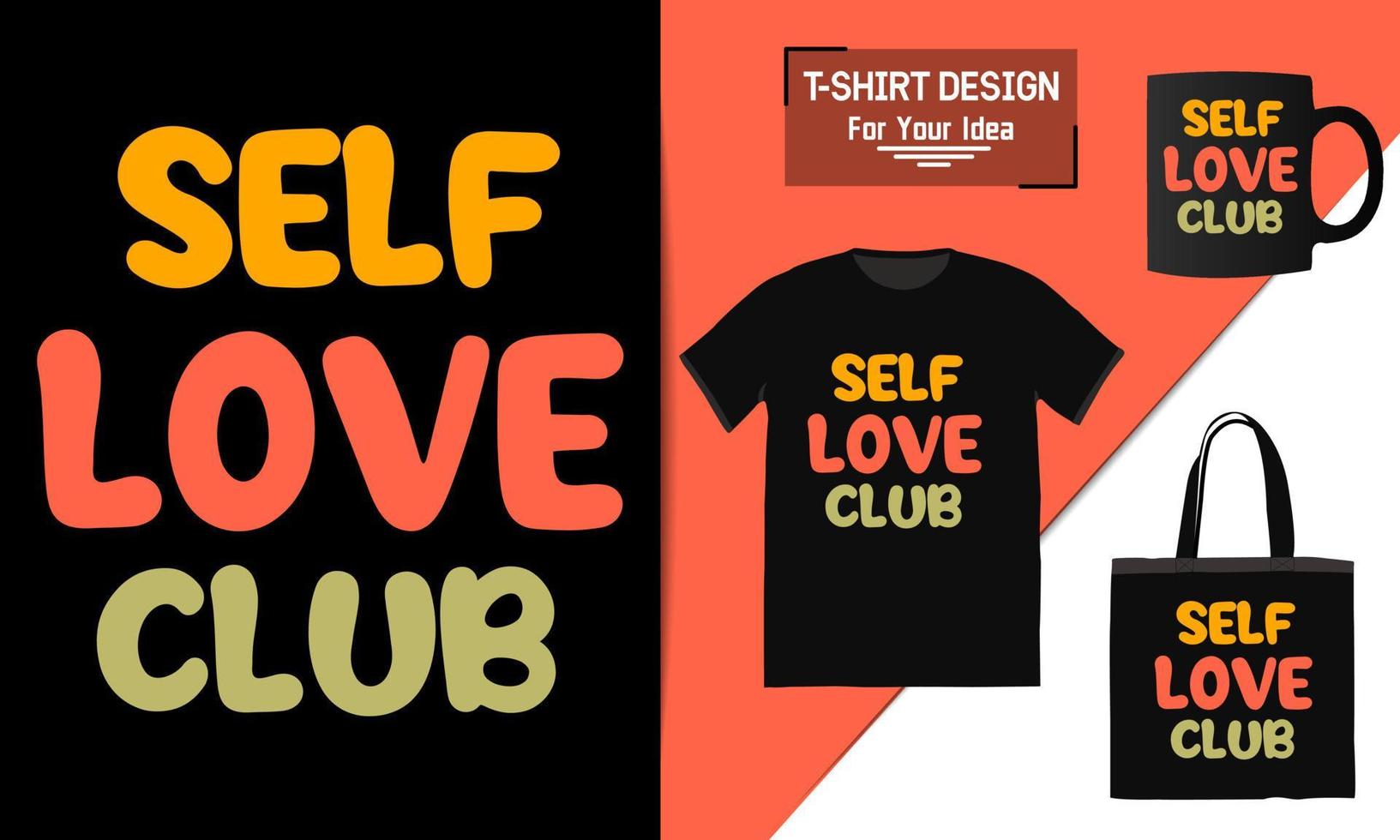 club de amor propio eres suficiente sé amable luz buenas vibraciones solo afiche motivacional, cita motivacional, plantilla de vector de diseño de tipografía de texto para camiseta, diseño de camiseta premium