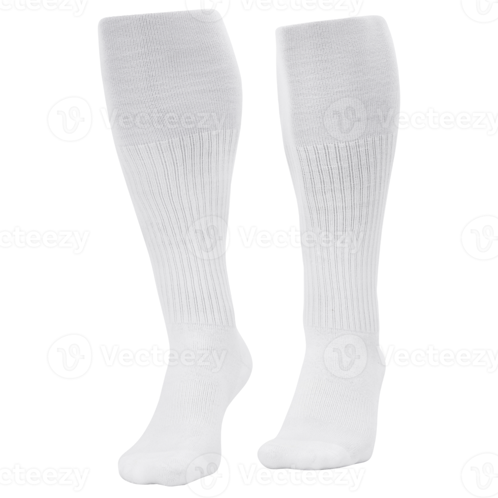 White long socks cutout, Png file