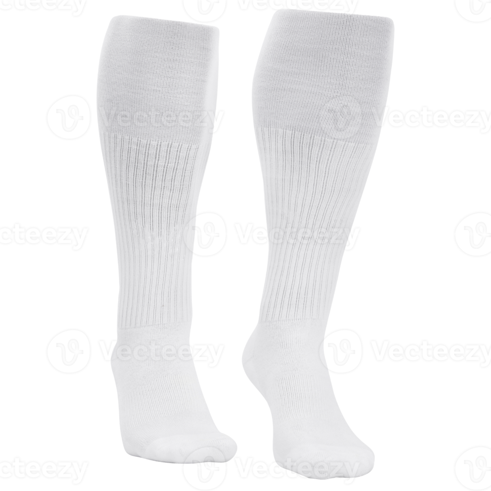 découpe de chaussettes longues blanches, fichier png