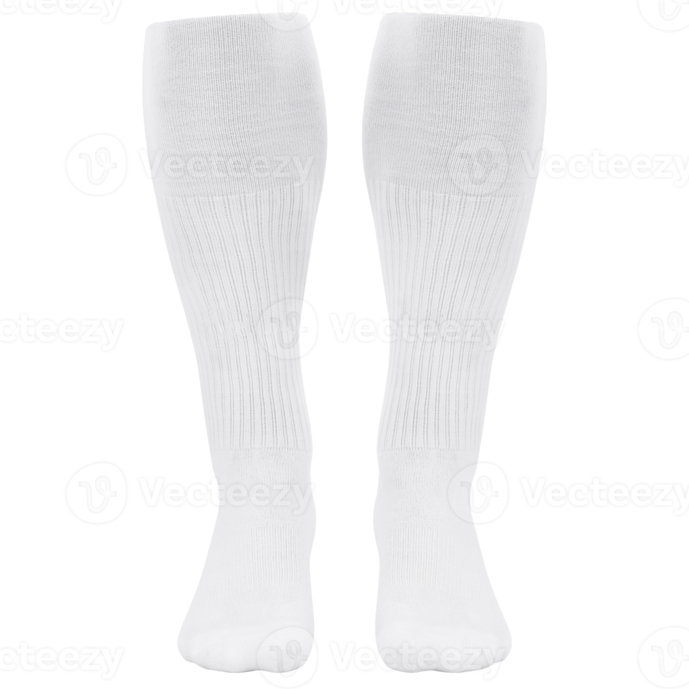 découpe de chaussettes longues blanches, fichier png