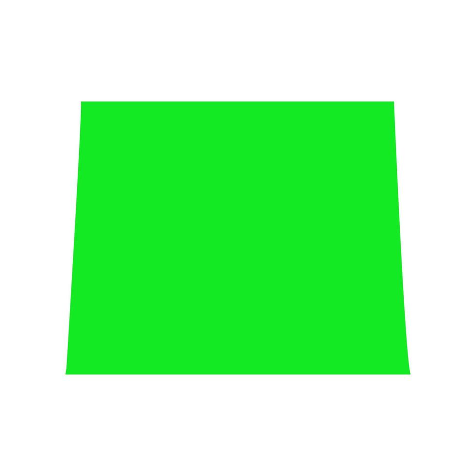 Wyoming map on white background vector