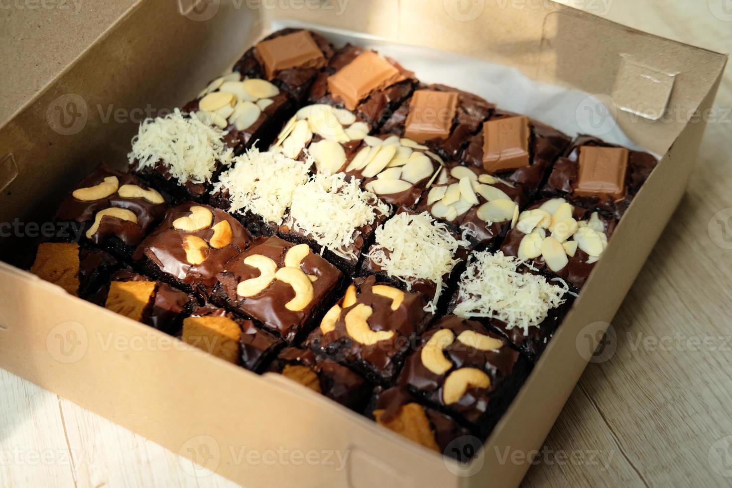 Homemade Fudgy Brownies Contemporary Food photo