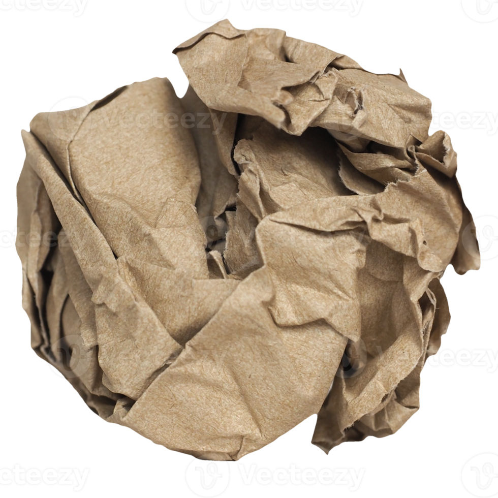 crumpled paper ball transparent PNG