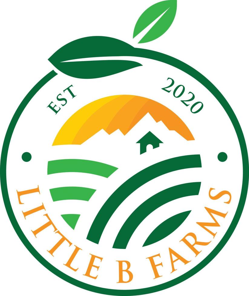 logo vector green farm