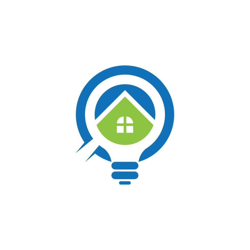 Logo Home smart search Vector