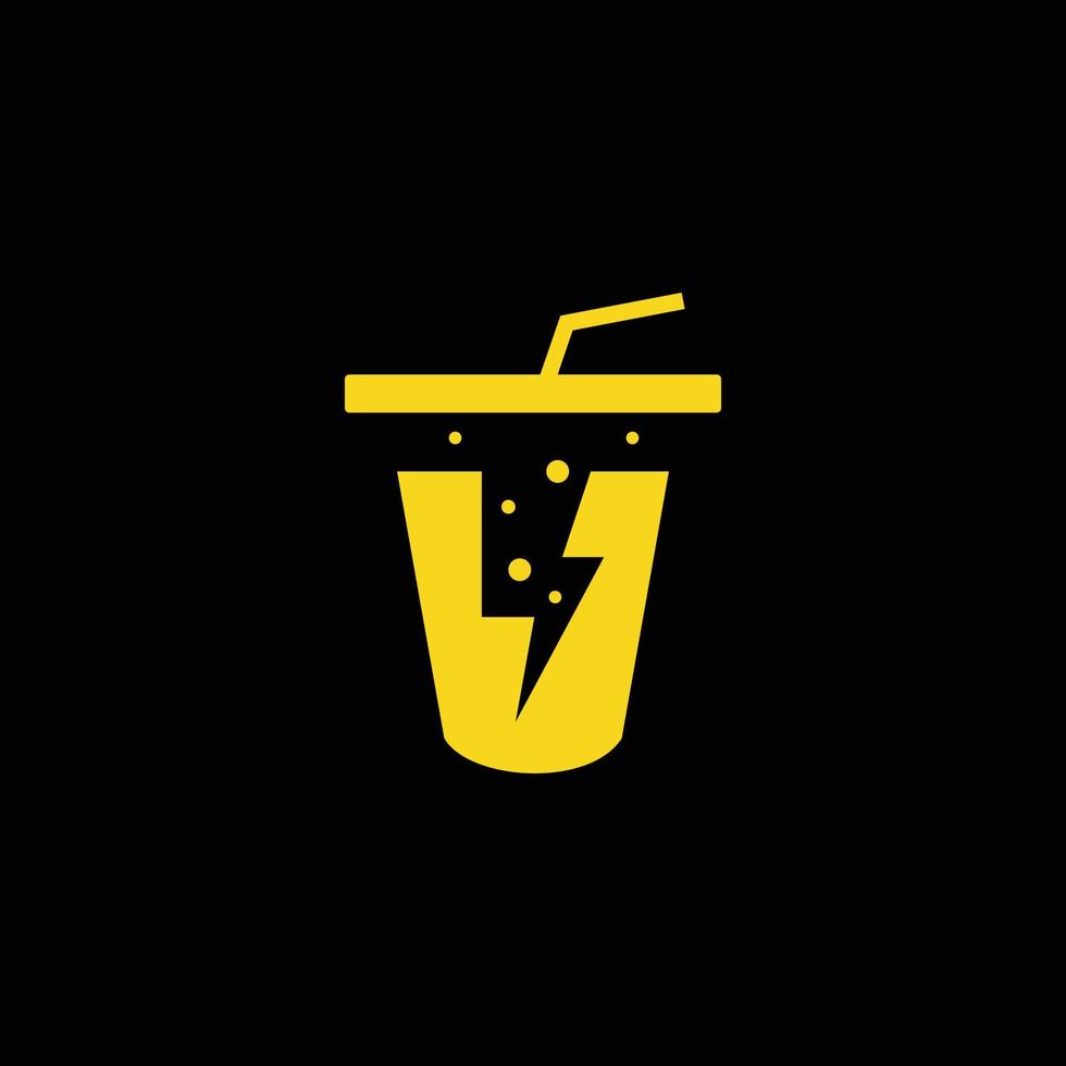 logo vector lighting and drink