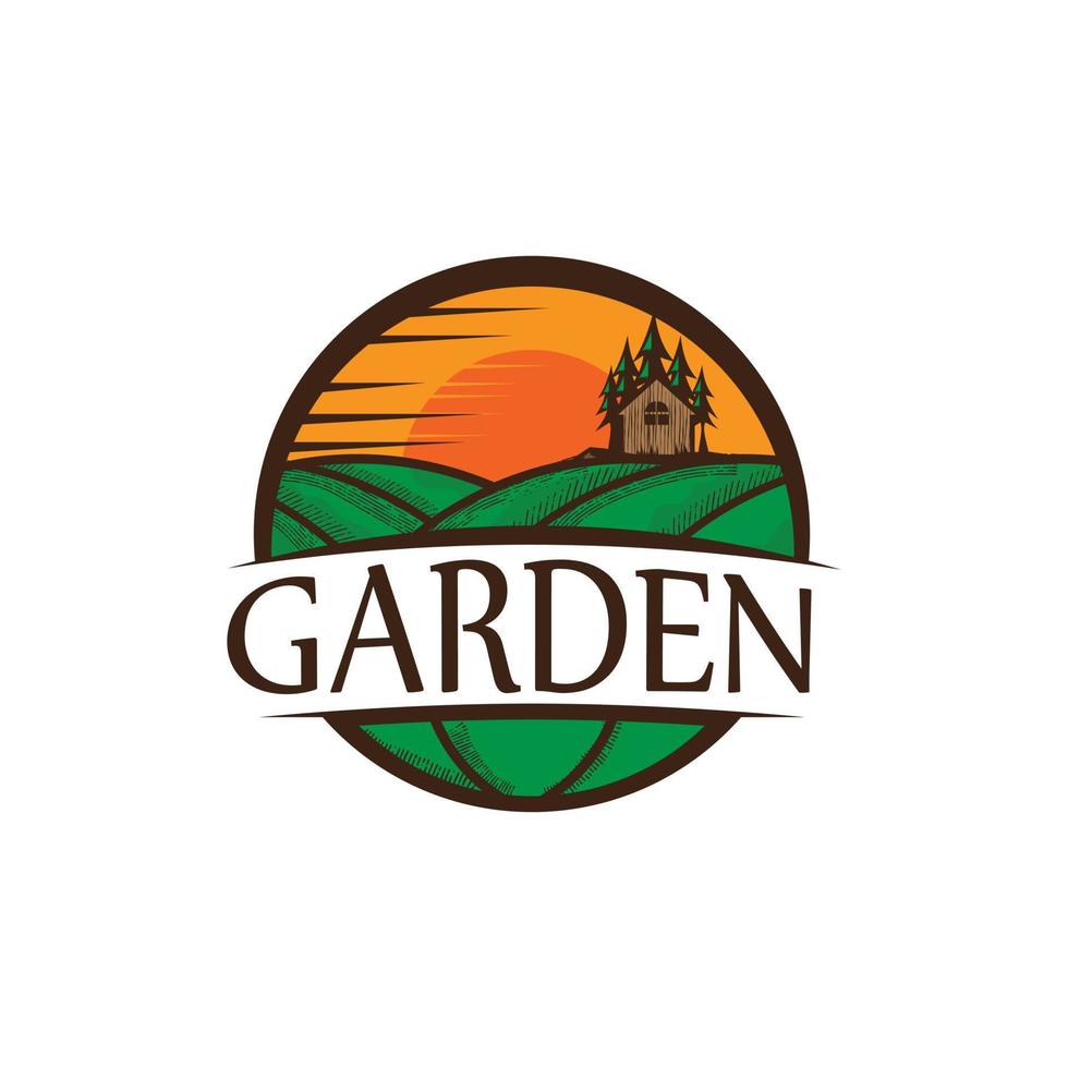logo vector Garden Classic 8531406 Vector Art at Vecteezy
