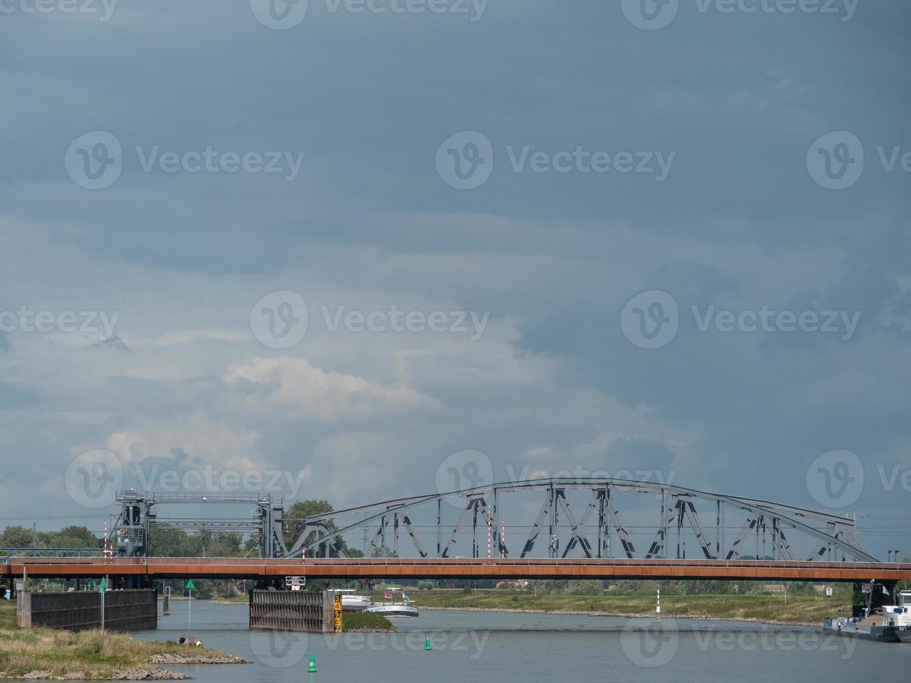 Zutphen at the river Ijssel in the netherlands photo