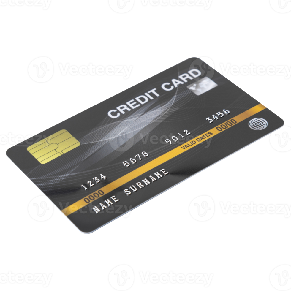 Credit card cutout, Png file