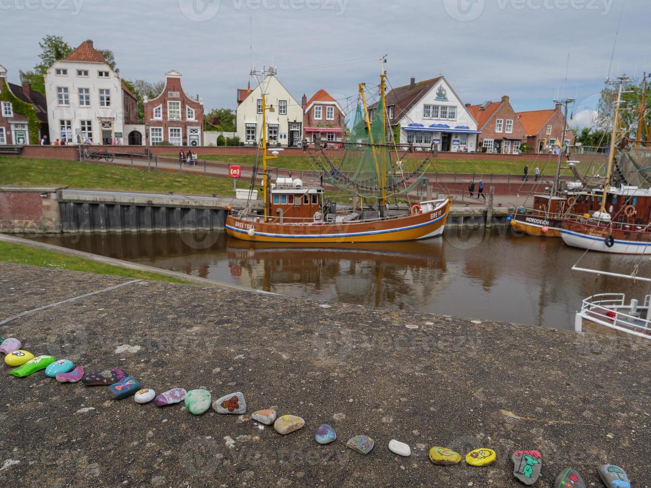 Greetsiel en el mar del norte foto