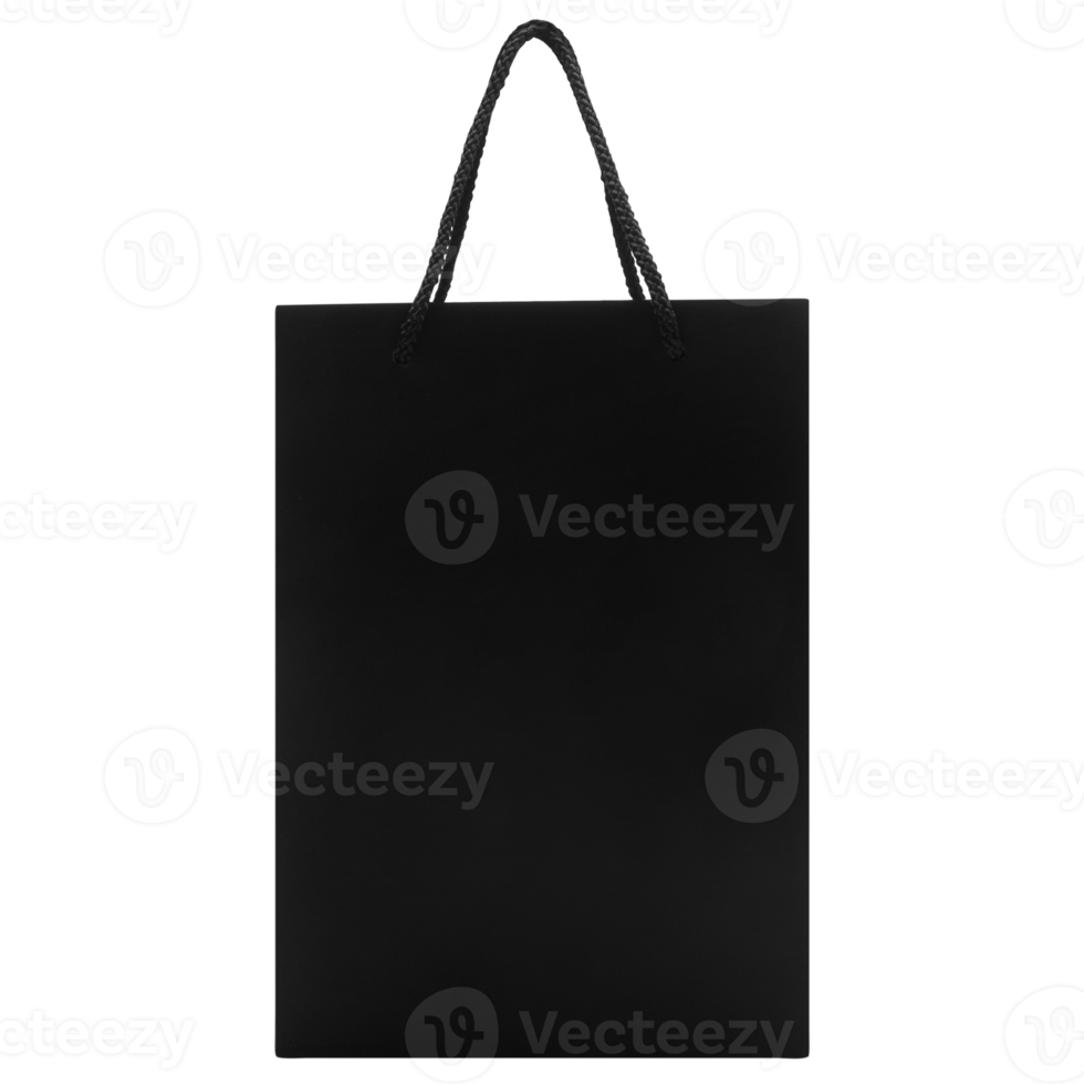 svart papperspåse mockup-utklipp, png-fil png