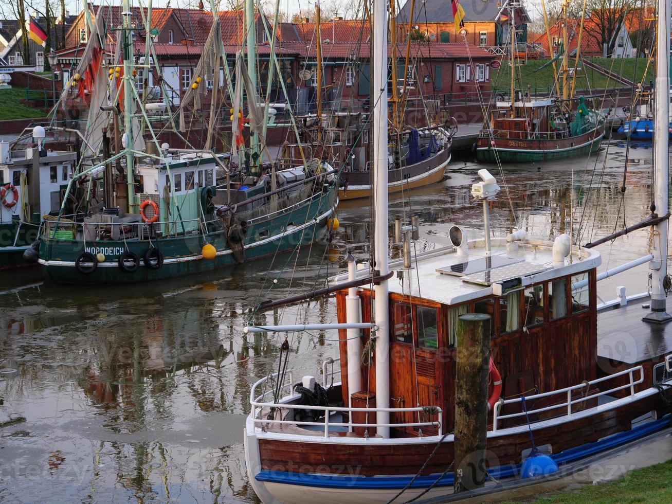 Greetsiel at the german north sea coast photo