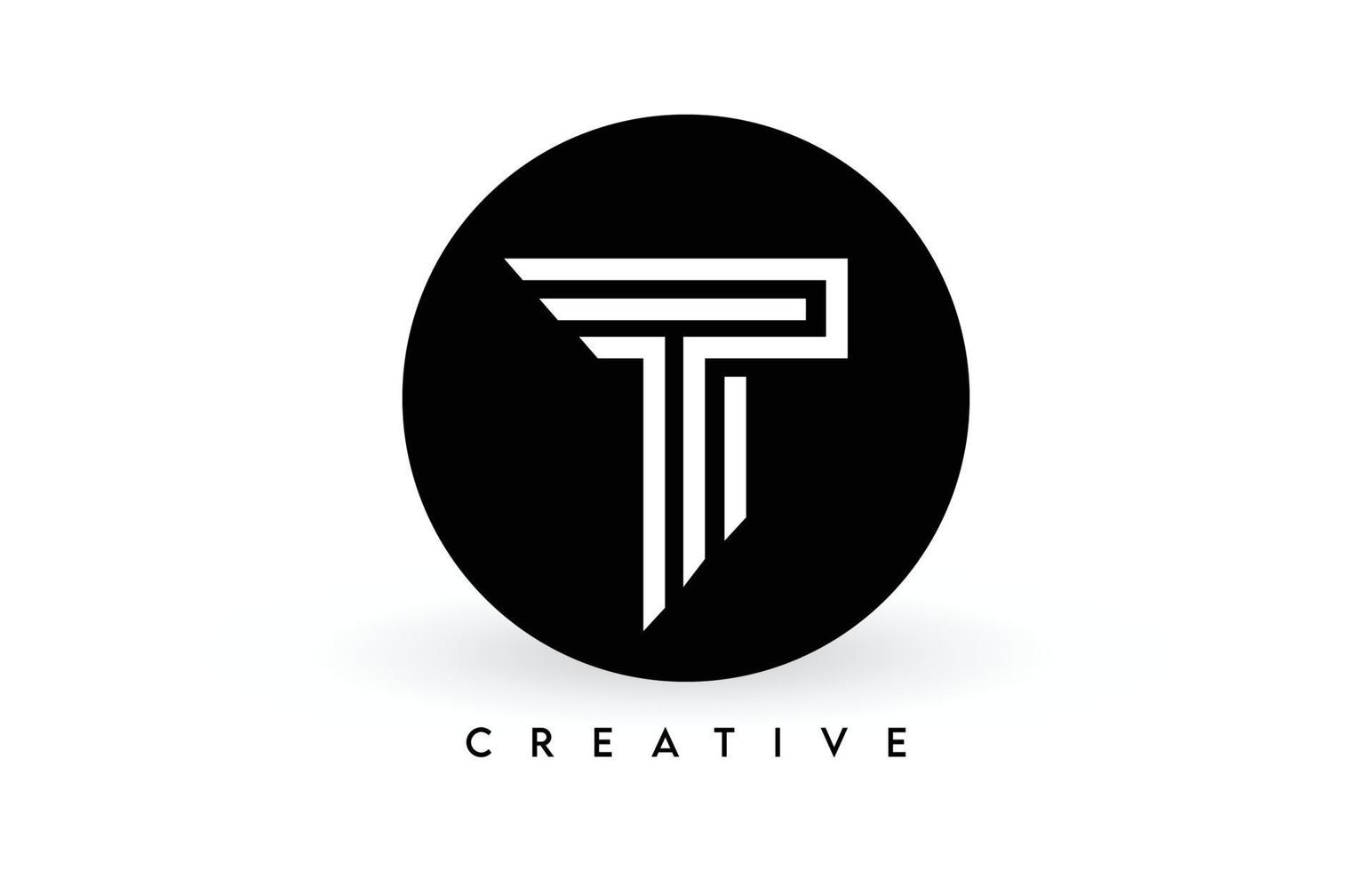 Creative Letter T Modern Logo Design Graphic by BlackSweet