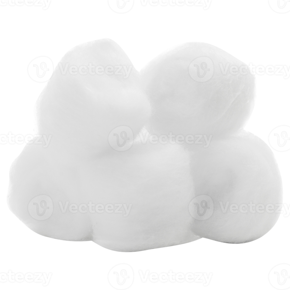 Cotton wool cutout, Png file