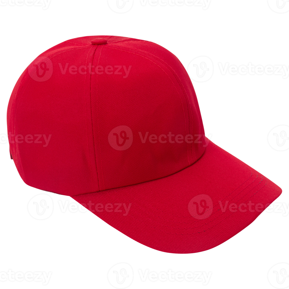 Red cap mockup cutout, Png file 8534006 PNG