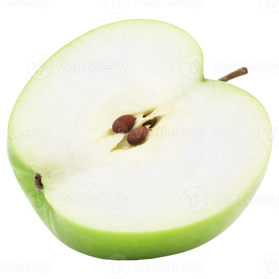 Green apples cutout, Png file