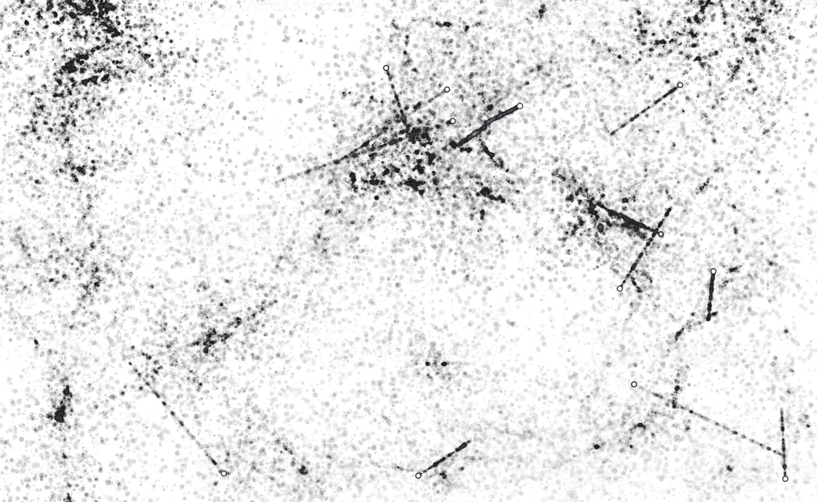 Dark Messy Dust Overlay Distress Background. Easy To Create Abstract Dotted, Scratched, Vintage Effect With Noise And Grain photo