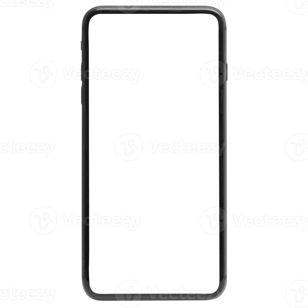 Phone mockup cutout, Png file