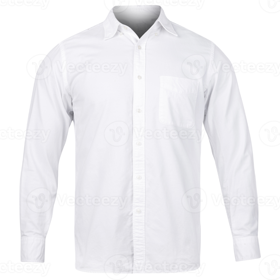 White shirt mockup cutout, Png file