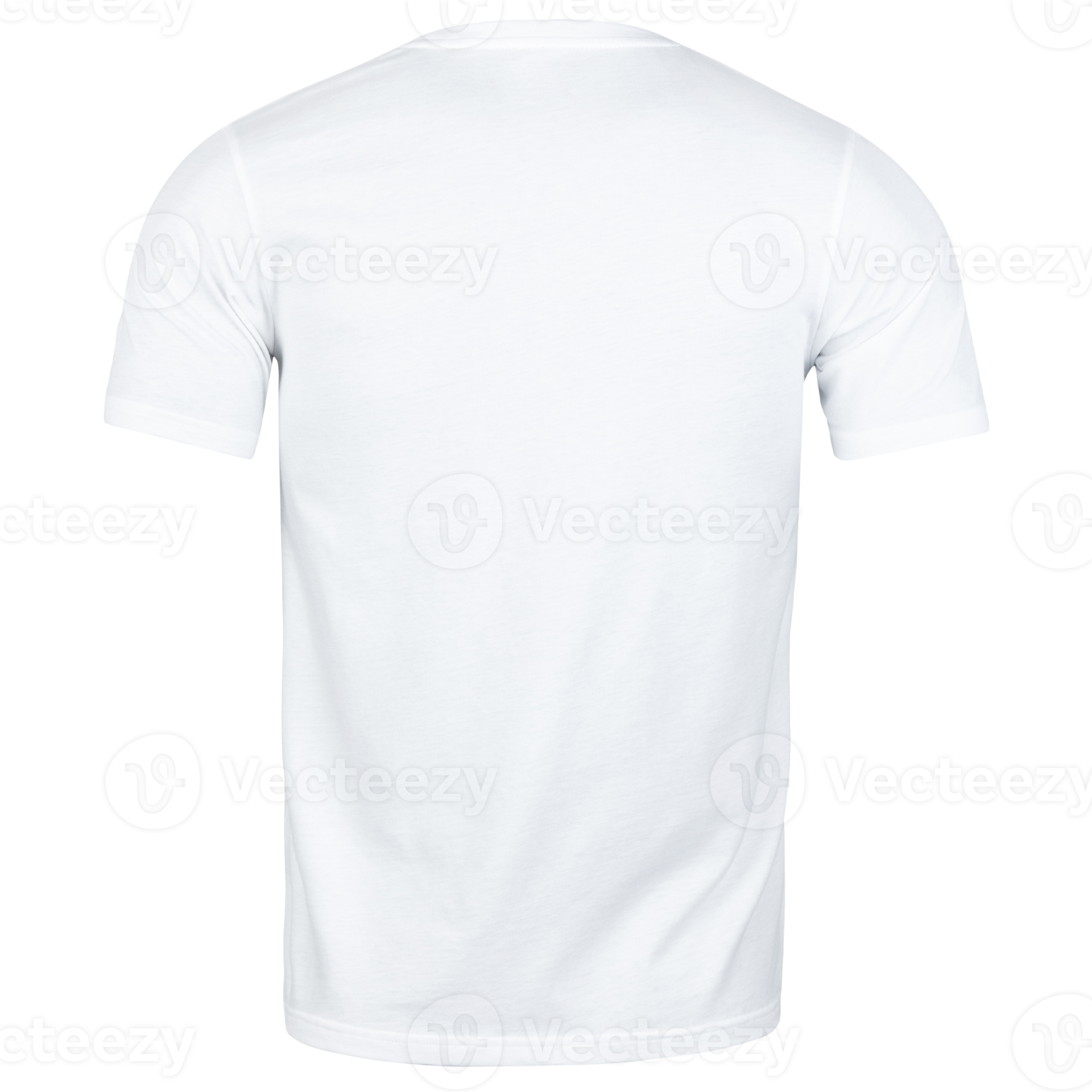 White T shirt mockup cutout, Png file 8534670 PNG