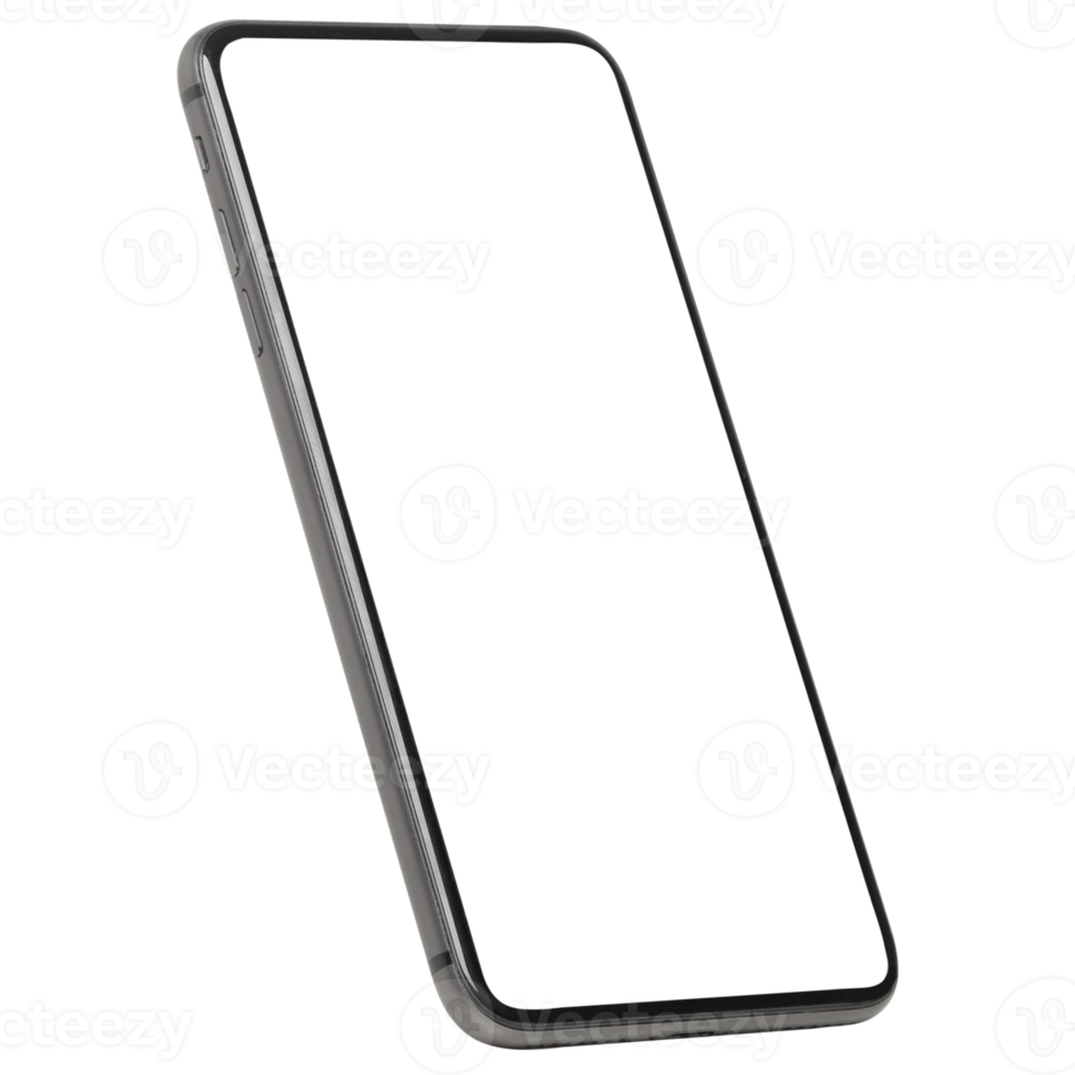 Phone mockup cutout, Png file