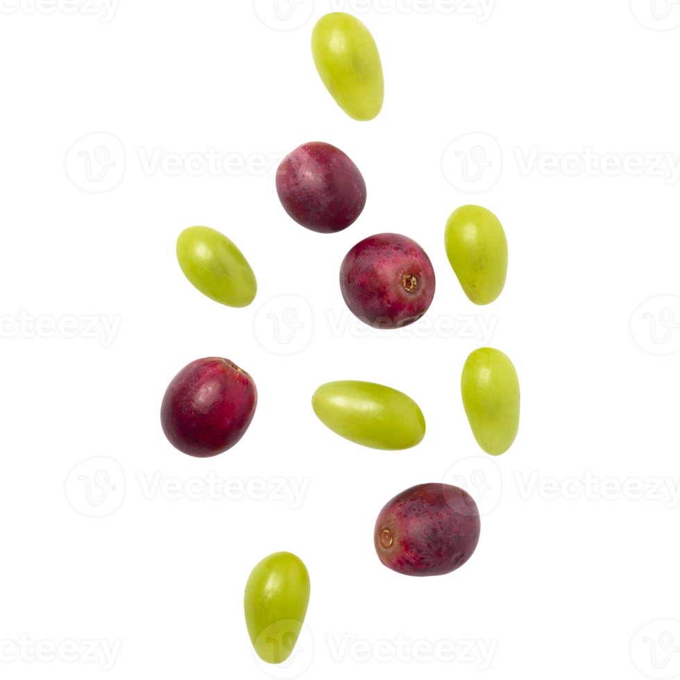 recorte de uvas cayendo, archivo png