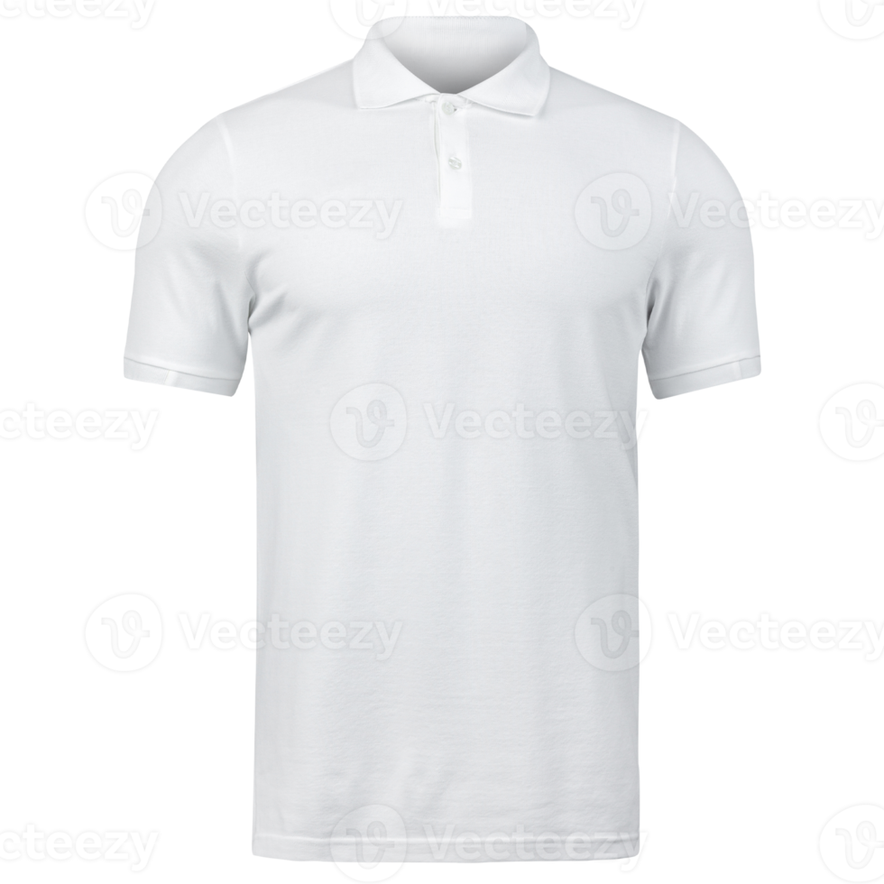 White polo shirt mockup cutout, Png file 8534688 PNG