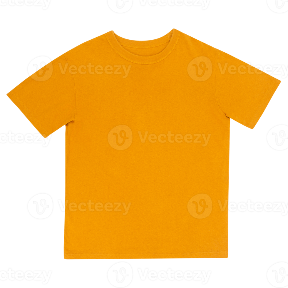 gele t-shirt mockup uitsnede, png-bestand png