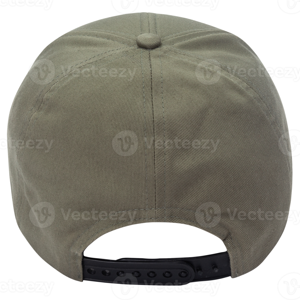 Green cap mockup cutout, Png file