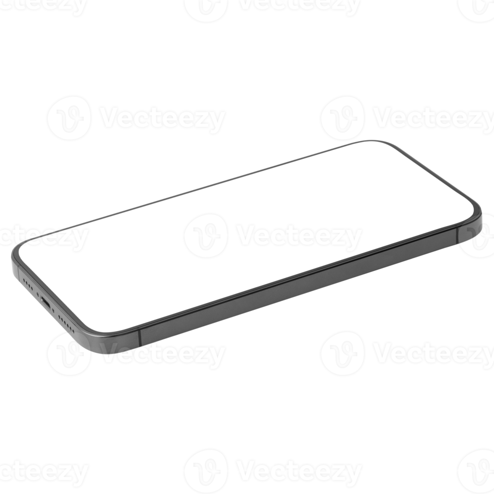 Phone mockup cutout, Png file