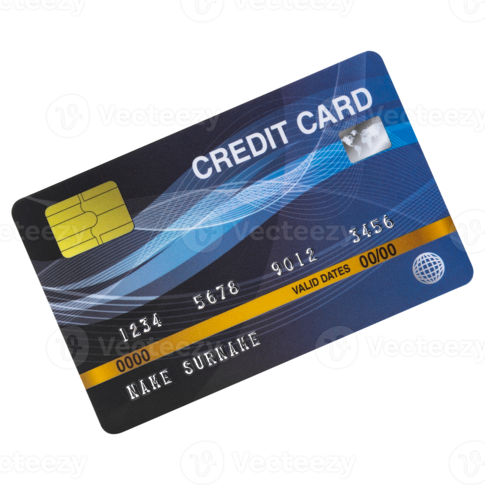Credit card cutout, Png file