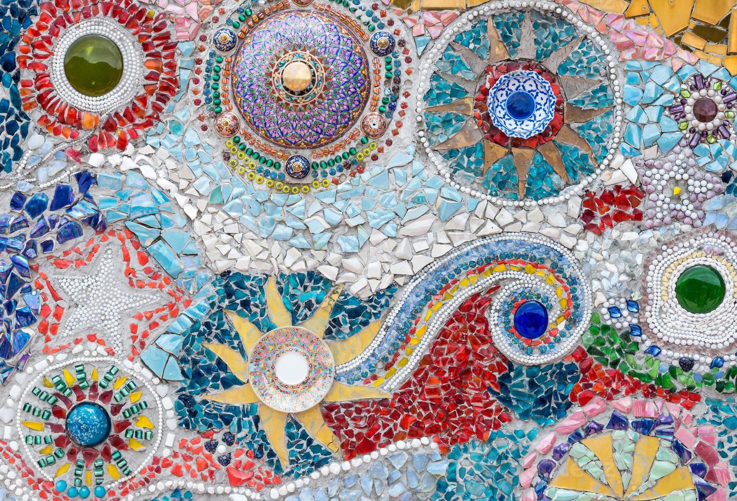 Mosaic ceramic tile photo