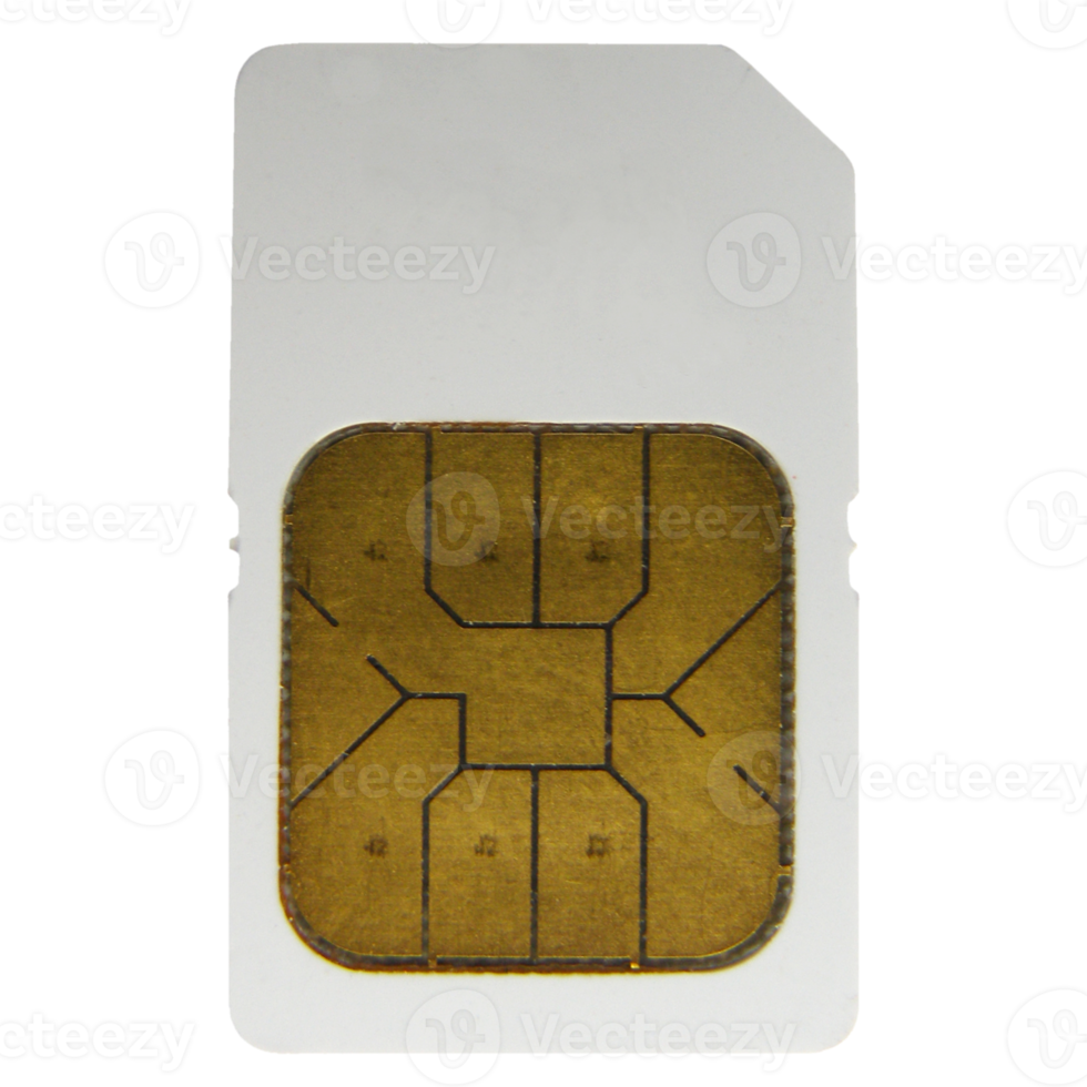 carte sim transparente png