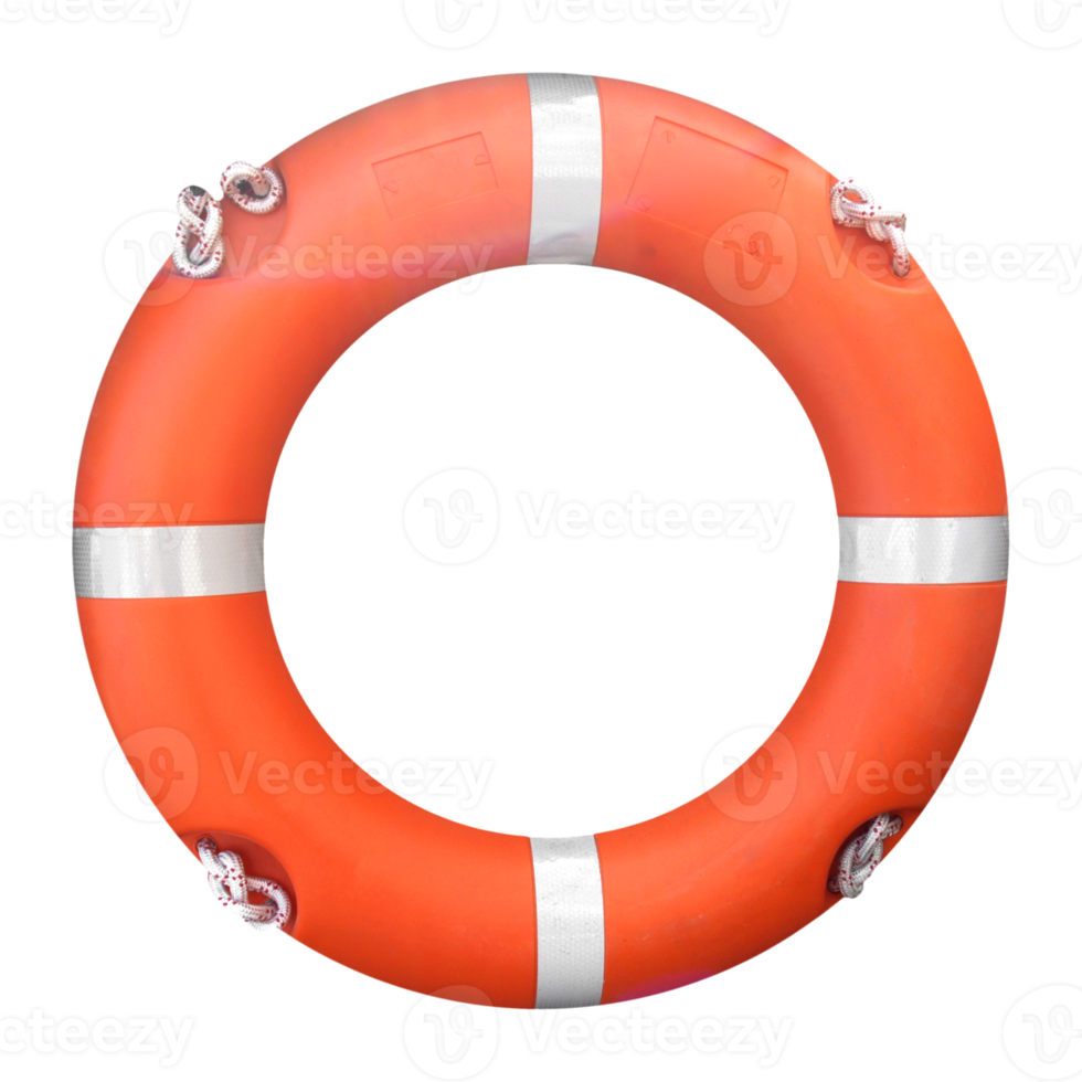 Orange lifebuoy transparent PNG