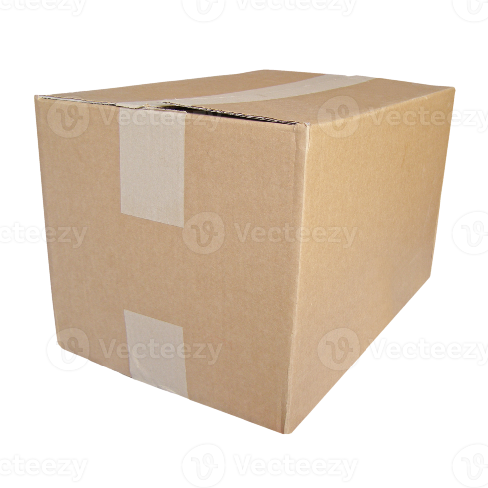 Small packet parcel box transparent PNG