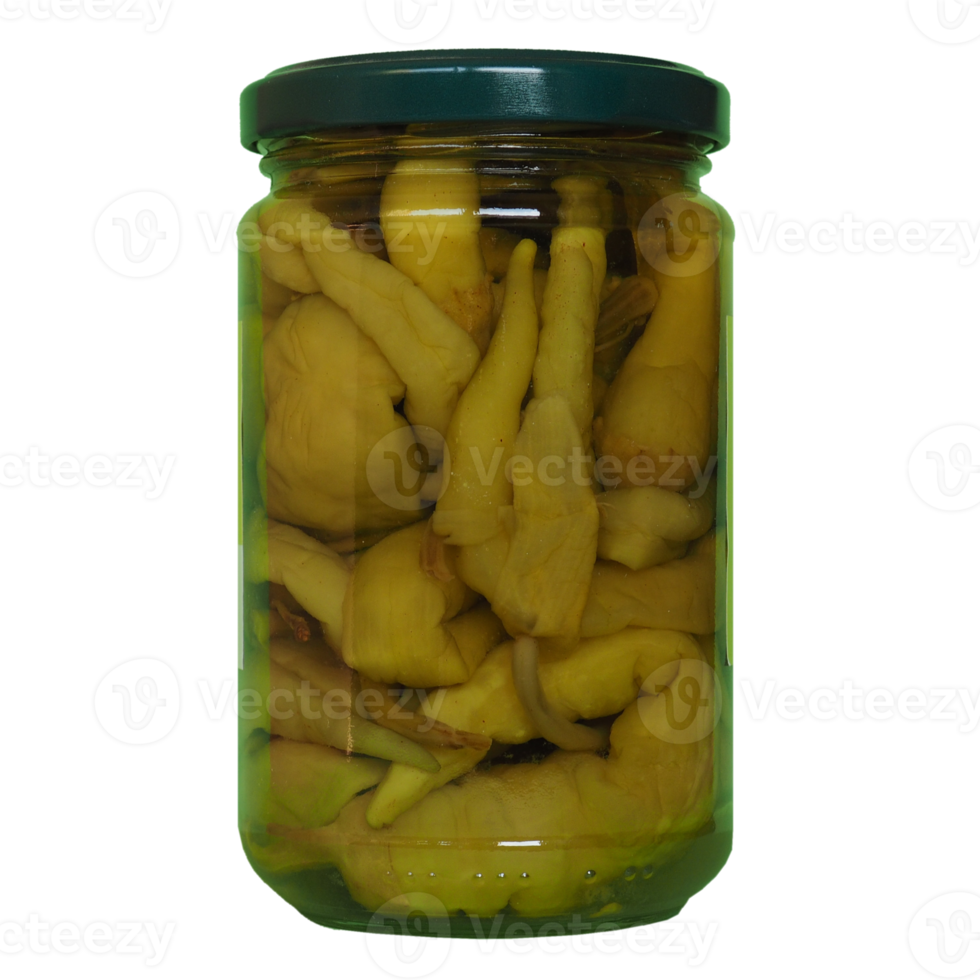 jar of green peppers vegetables food transparent PNG