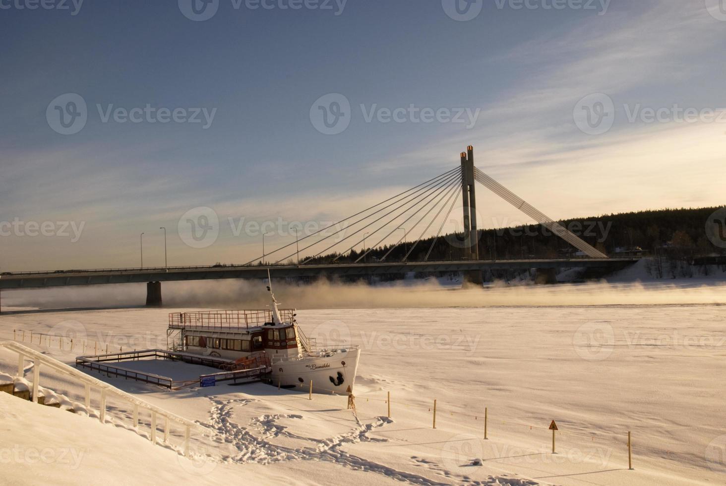 Snow in Lapland photo