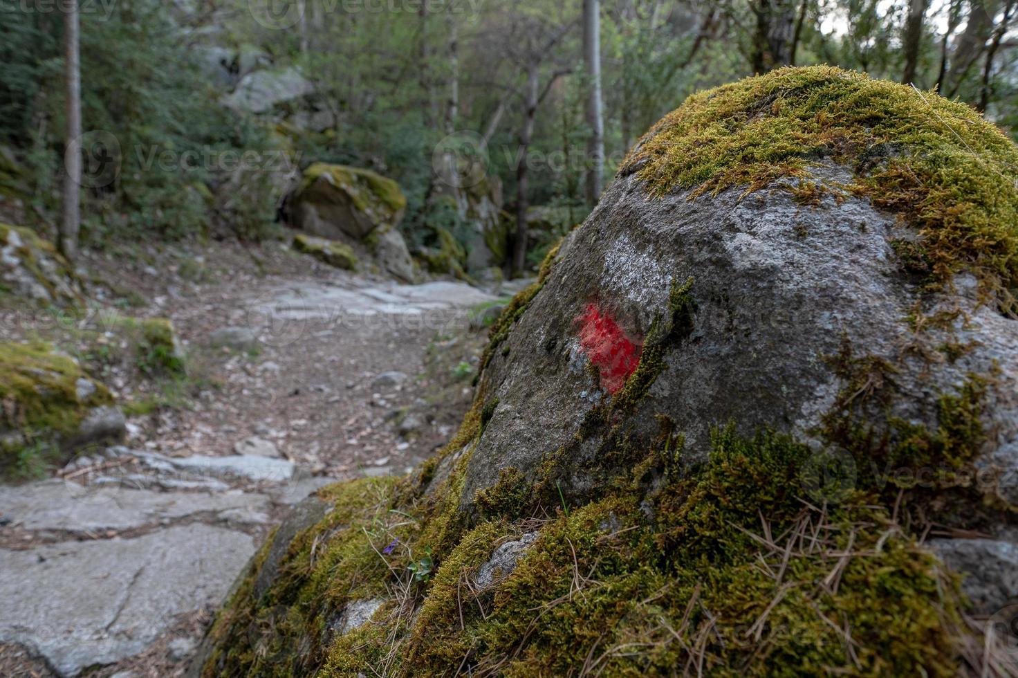 sendero en madriu perafita claror valle en andorra, sitio del patrimonio mundial de la unesco foto