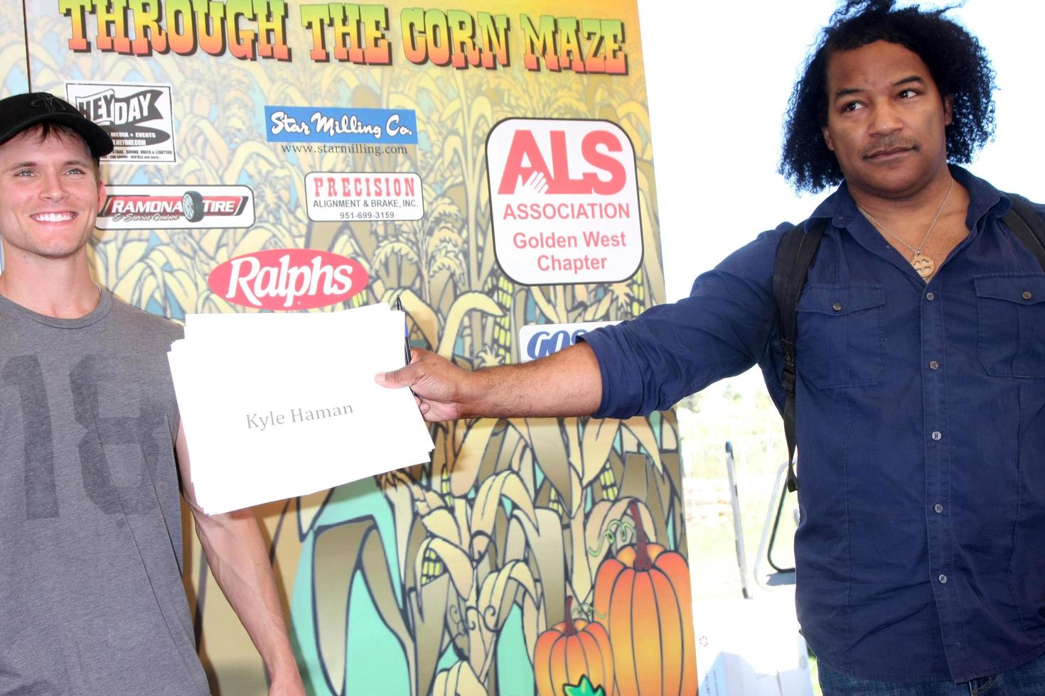 LOS ANGELES, OCT 9 - Kyle Haman at the Celebrities Salute the Military at Corn Maze at the Big Horse Feed and Mercantile on October 9, 2015 in Temecula, CA photo