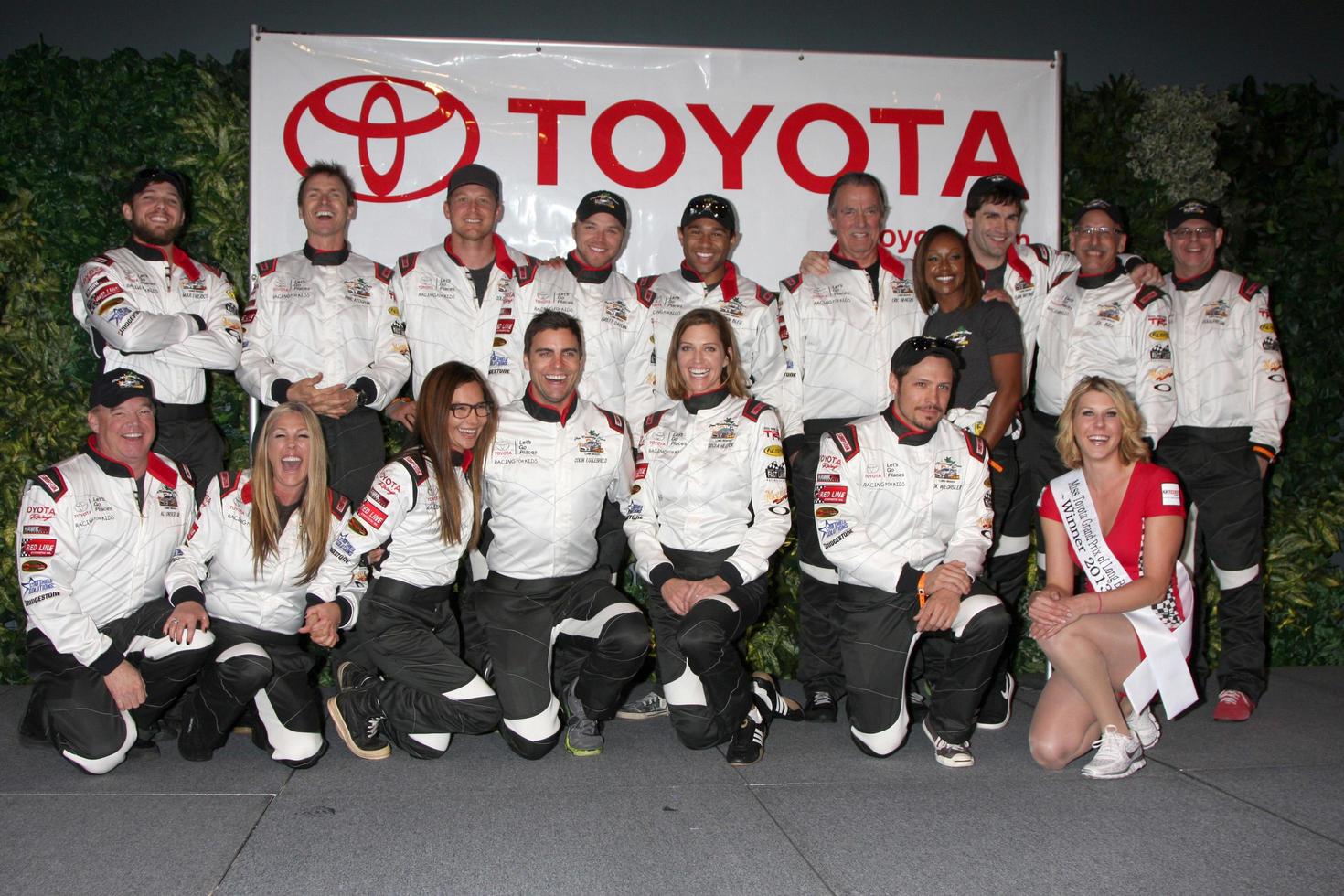 LOS ANGELES, APR 1 - Celebrity Racers at the Toyota Grand Prix of Long Beach Pro Celebrity Race Press Day at Long Beach Grand Prix Raceway on April 1, 2014 in Long Beach, CA photo