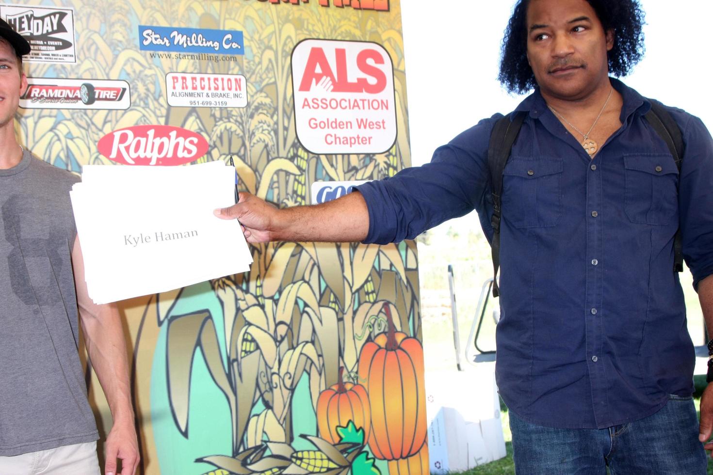 LOS ANGELES, OCT 9 Kyle Haman at the Celebrities Salute the Military