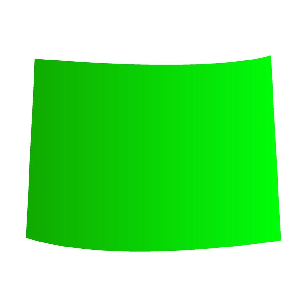 Colorado map on white background vector