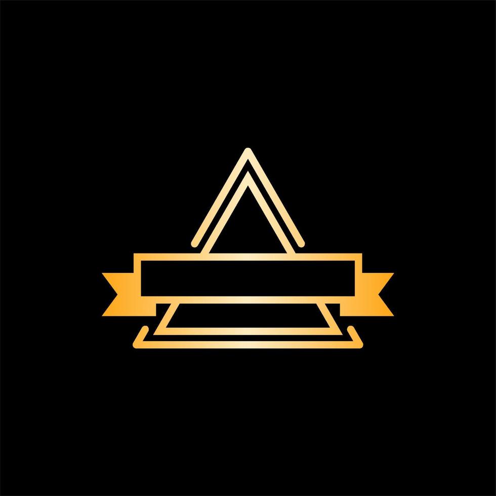 Vector graphic of hipster emblem logo design template