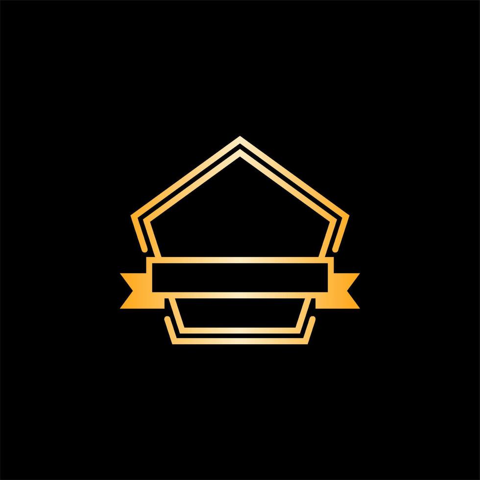Vector graphic of hipster emblem logo design template