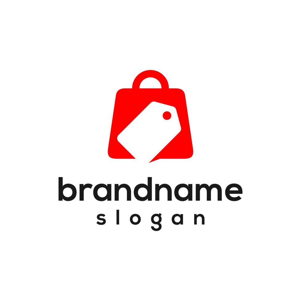 Vector graphic of shopping logo design template