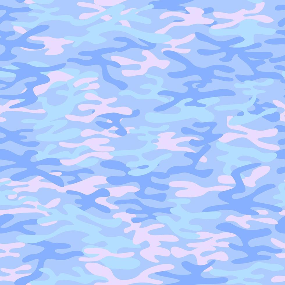 Pastel camouflage all over pattern vector