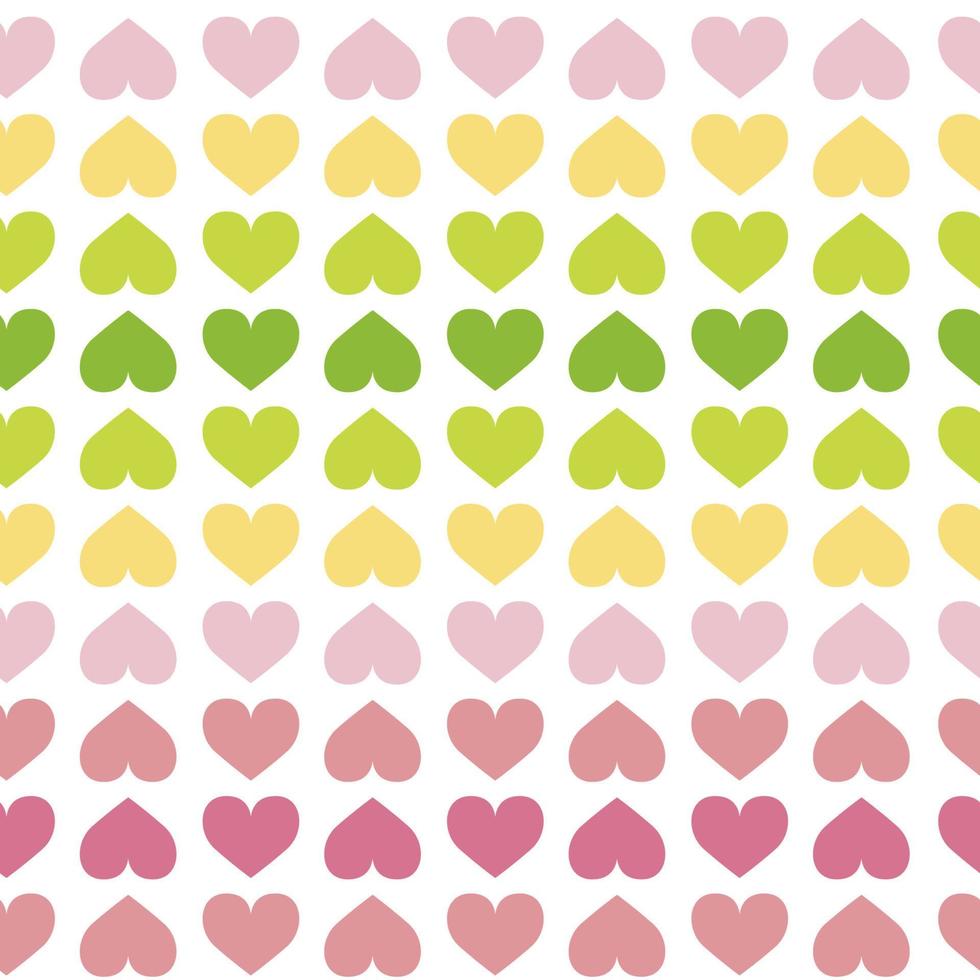 Love hearts repeat seamless pattern vector