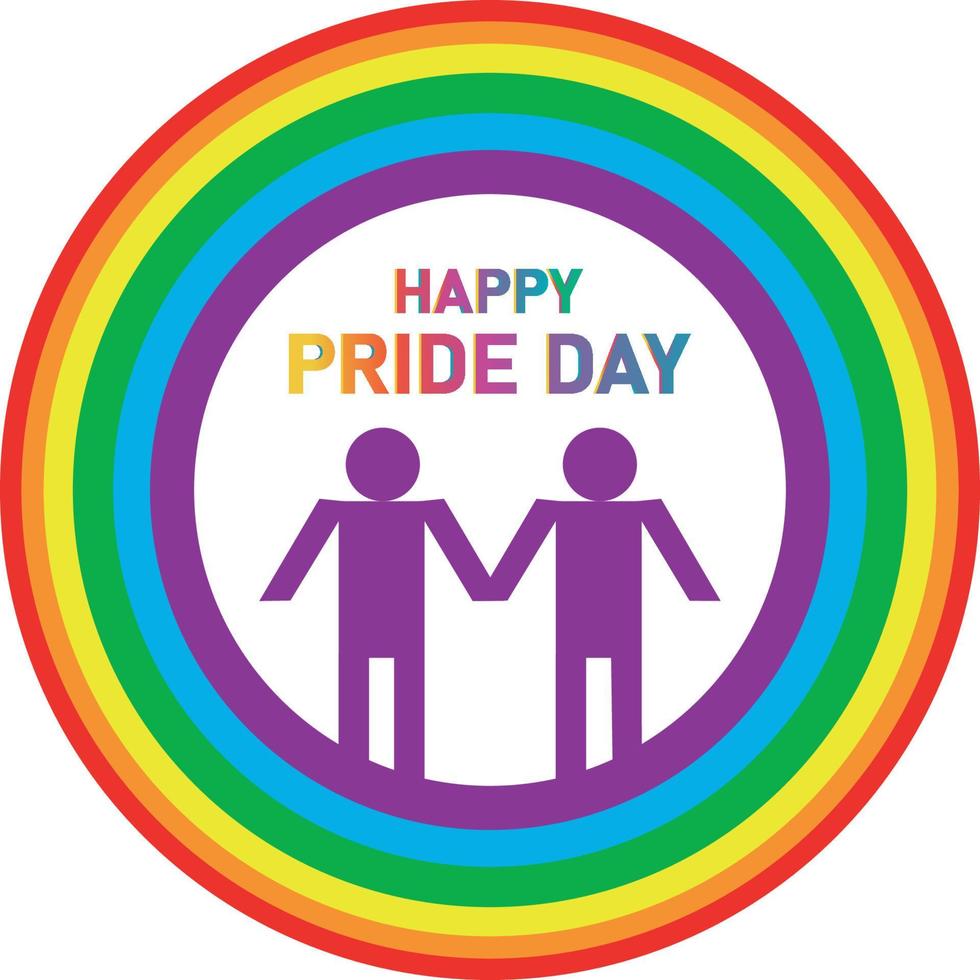 Happy Pride Day Design Vector