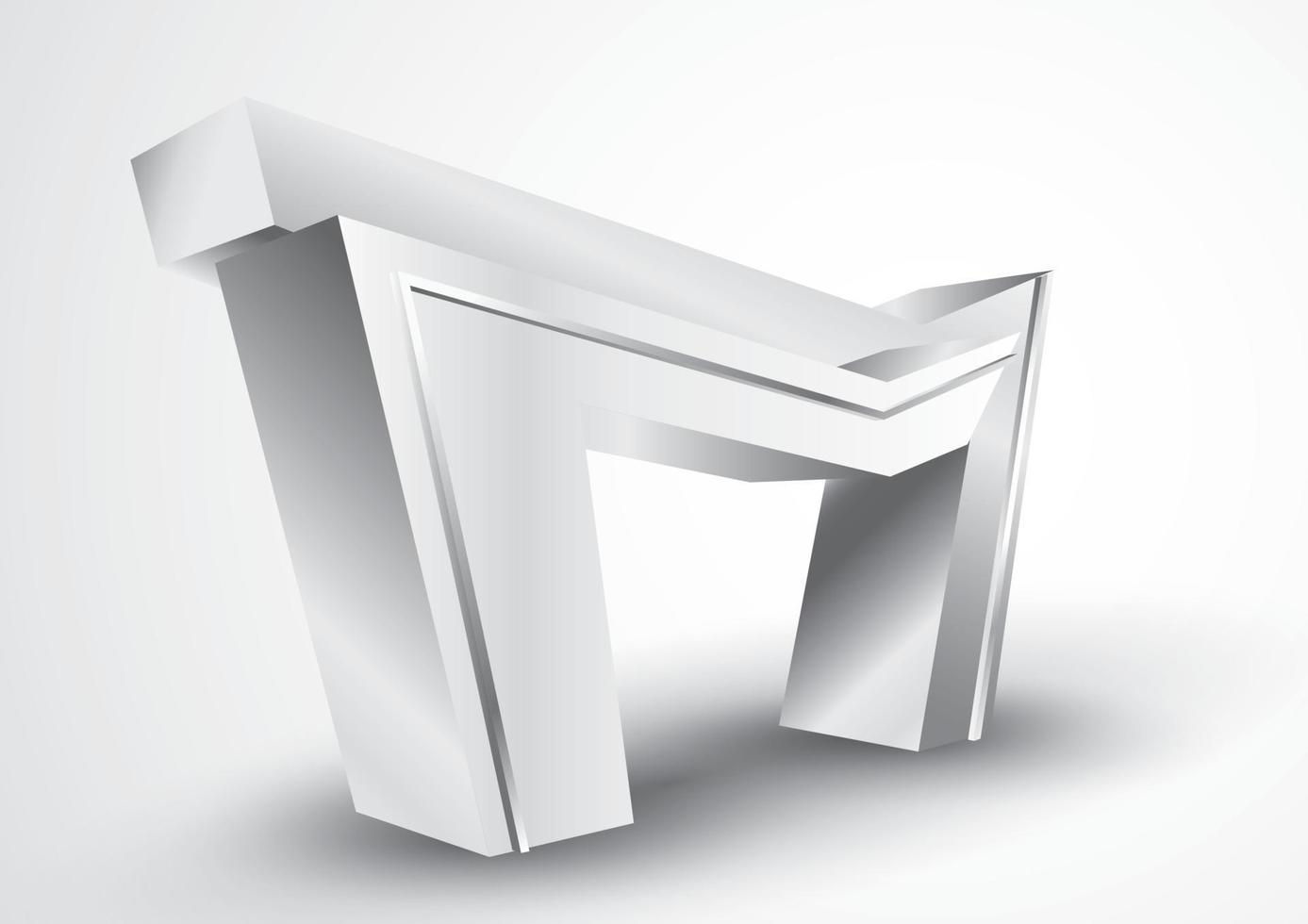 vector de exposición de entrada de puerta 3d editable con estilo moderno sobre fondo aislado