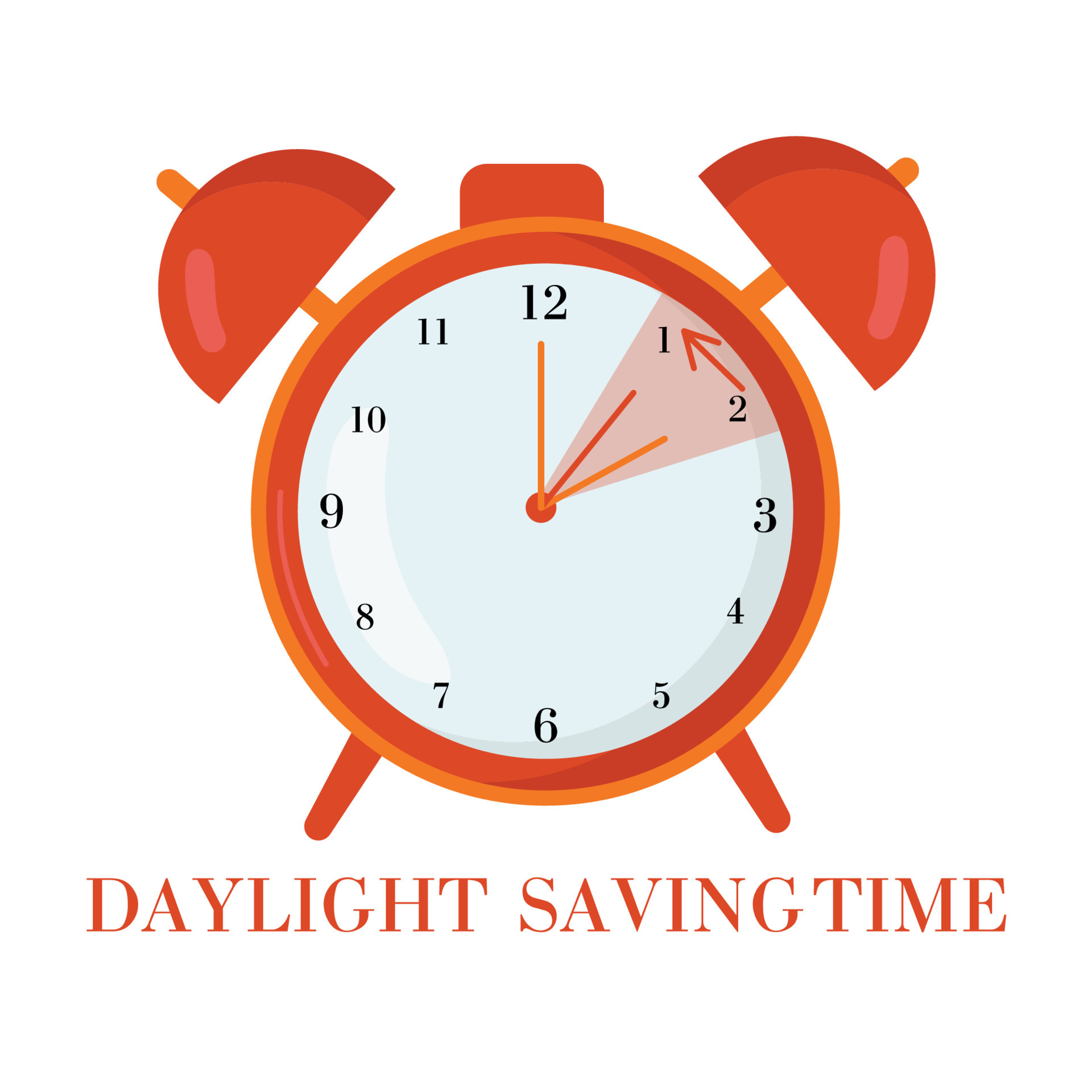 The Concept Of Daylight Saving Time Alarm Clock The Text Of The 